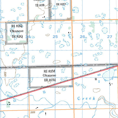Natural Resources Canada Lorlie, SK (062L14 CanMatrix) digital map