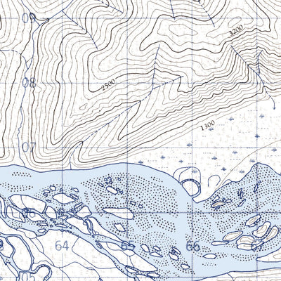 Natural Resources Canada Los Angeles Creek, YT (115O04 CanMatrix) digital map