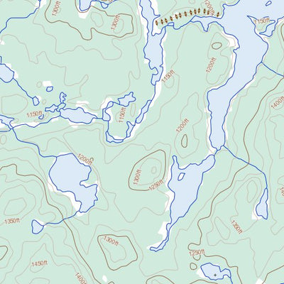 Natural Resources Canada Louison Lake, NT (075F11 Toporama) digital map