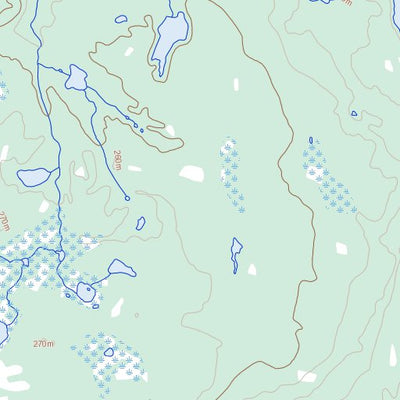 Natural Resources Canada Lovat Lake, MB (064I10 Toporama) digital map