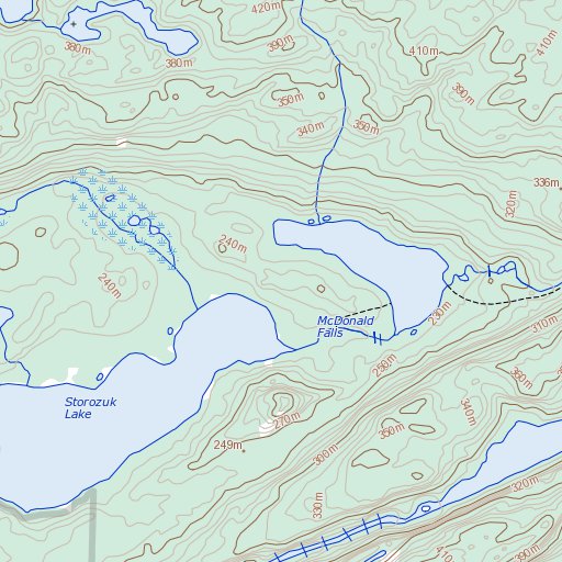 Lowe Lake (074O07 Toporama) Map by Natural Resources Canada | Avenza Maps