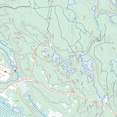Natural Resources Canada Lower Fishing Lake, SK (073I02 Toporama) digital map