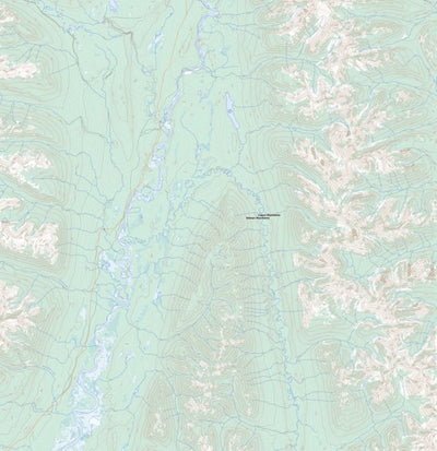 Natural Resources Canada Lower Hyland Lake, YT (105H01 Toporama) digital map