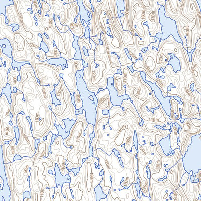 Natural Resources Canada Lower Savage Islands, NU (025H13 Toporama) digital map