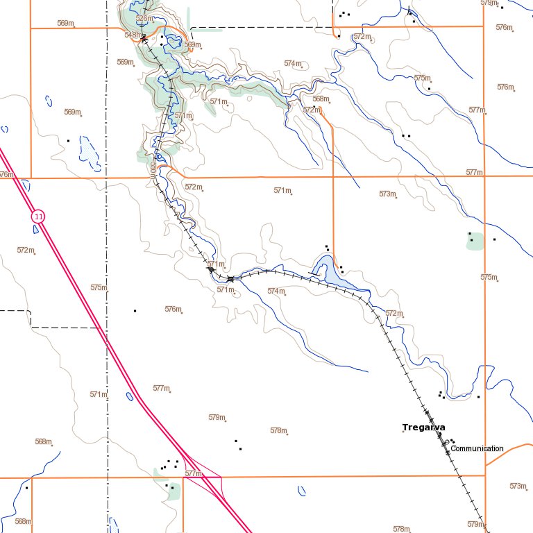 Lumsden, SK (072I10 Toporama) Map By Natural Resources Canada | Avenza Maps