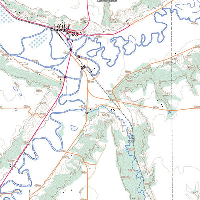 Natural Resources Canada Lumsden, SK (072I10 Toporama) digital map