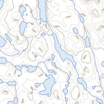 Natural Resources Canada Lunan Lake, NU (056C14 Toporama) digital map