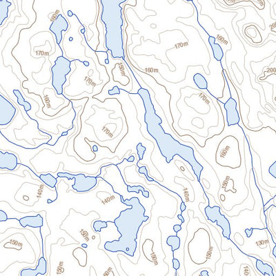 Natural Resources Canada Lunan Lake, NU (056C14 Toporama) digital map