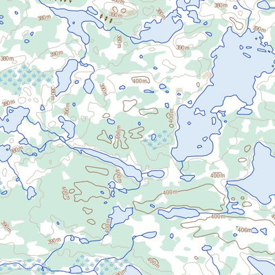 Natural Resources Canada Lynx Lake, NT (075J08 Toporama) digital map