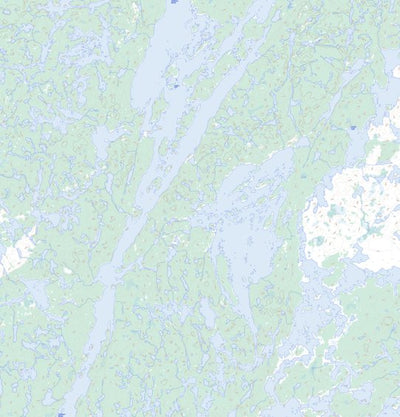 Natural Resources Canada Macinnis Lake, NT (075E08 Toporama) digital map