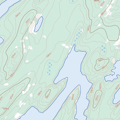 Natural Resources Canada Macintyre Lake, SK (074G08 Toporama) digital map