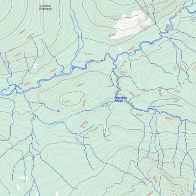 Natural Resources Canada Mackay River, BC (093A07 Toporama) digital map