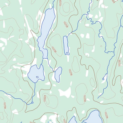 Natural Resources Canada Mackerracher Lake, MB (064G06 Toporama) digital map