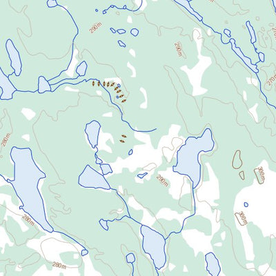 Natural Resources Canada Macleod Lake, MB (064P04 Toporama) digital map