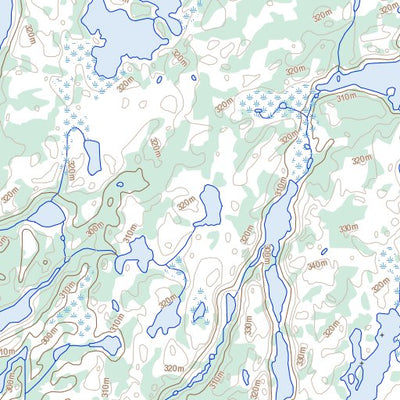 Natural Resources Canada Macnaughton Lake, NT (085O11 Toporama) digital map