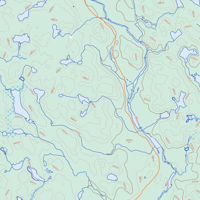 Natural Resources Canada Madawanson Lake, ON (041J09 Toporama) digital map