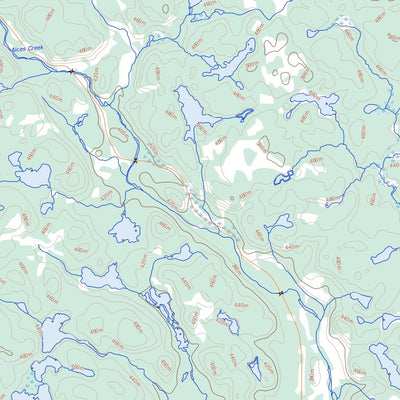 Natural Resources Canada Madawanson Lake, ON (041J09 Toporama) digital map