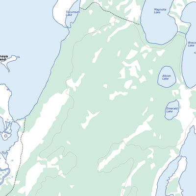Natural Resources Canada Magnolia Lake, MB (063C08 Toporama) digital map