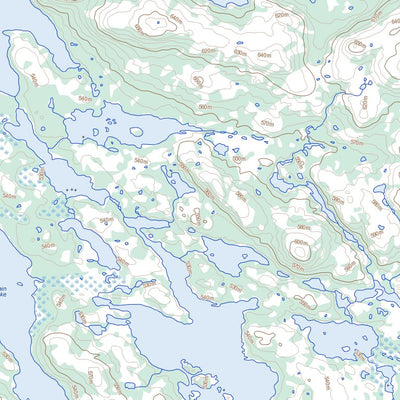 Natural Resources Canada Main Lake, NL (013L14 Toporama) digital map