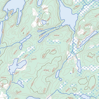 Natural Resources Canada Majeau Lake, NT (075C10 Toporama) digital map