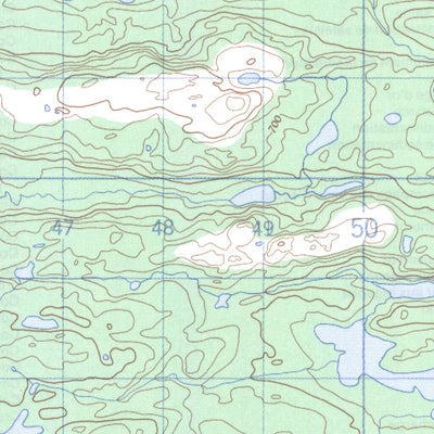 Natural Resources Canada Makhavinekh Mountain, NL (014D01 CanMatrix) digital map