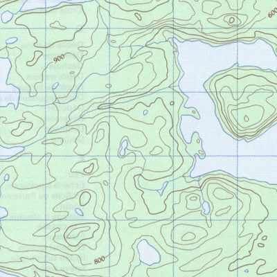Natural Resources Canada Makhavinekh Mountain, NL (014D01 CanMatrix) digital map