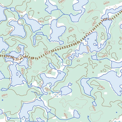 Natural Resources Canada Mansfield Lake, NT (075G03 Toporama) digital map
