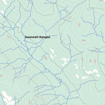 Natural Resources Canada Manson Lakes (093N09 Toporama) digital map
