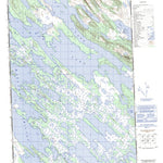 Natural Resources Canada Marble Lake West, NL (023J08_W CanMatrix) digital map