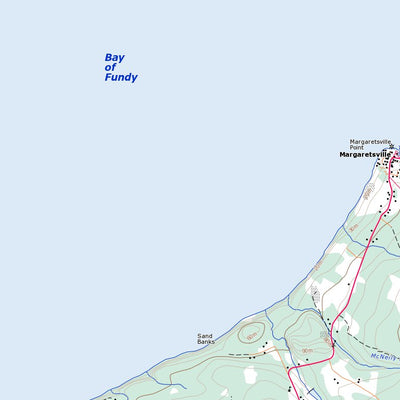 Natural Resources Canada Margaretsville, NS (021H03 Toporama) digital map