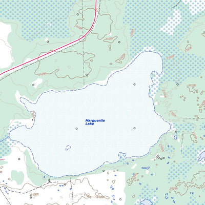 Natural Resources Canada Marguerite Lake (073L10 Toporama) digital map