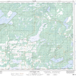 Natural Resources Canada Marguerite Lake, AB (073L10 CanMatrix) digital map