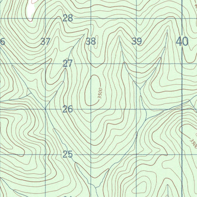 Natural Resources Canada Marion Creek, YT (115N08 CanMatrix) digital map