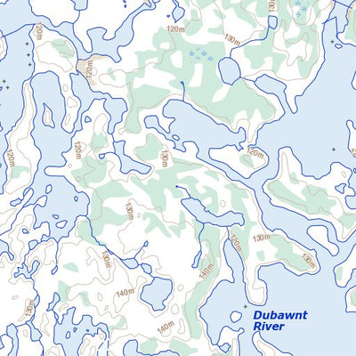 Natural Resources Canada Marjorie Lake, NU (066B03 Toporama) digital map