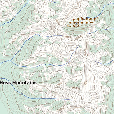 Natural Resources Canada Marmot Creek, YT (105O14 Toporama) digital map