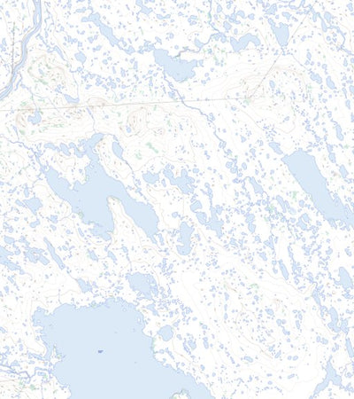 Natural Resources Canada Martell Lake, NU (055M14 Toporama) digital map
