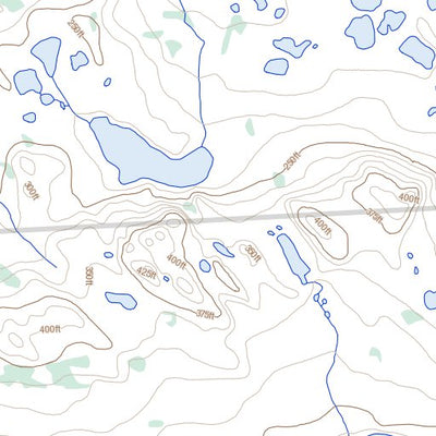 Natural Resources Canada Martell Lake, NU (055M14 Toporama) digital map