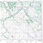 Natural Resources Canada Marwayne, AB (073E09 CanMatrix) digital map