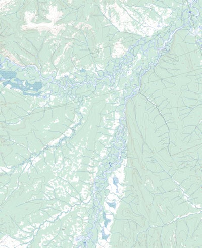 Natural Resources Canada Mason Lake, YT (116J07 Toporama) digital map