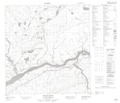Natural Resources Canada Matou River, NT (095G08 CanMatrix) digital map