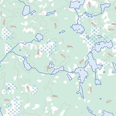 Natural Resources Canada Mattberry Lake, NT (086B04 Toporama) digital map