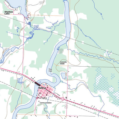 Natural Resources Canada Mattice, ON (042G11 Toporama) digital map