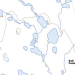 Natural Resources Canada Maumi Lakes (045P14 Toporama) digital map