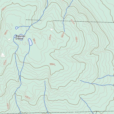 Natural Resources Canada Maunoir Dome, NT (096N10 Toporama) digital map