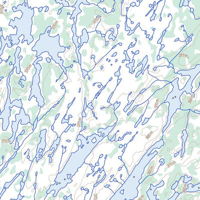 Natural Resources Canada Maze Lake, NT (075P13 Toporama) digital map
