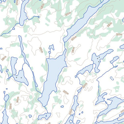 Natural Resources Canada Mcaleese Lake, NU (065B07 Toporama) digital map