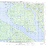 Natural Resources Canada Mccauley Island, BC (103G09 CanMatrix) digital map