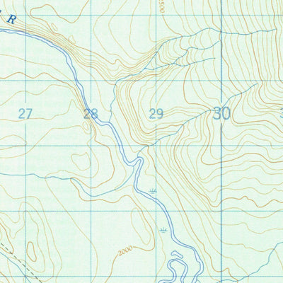 Natural Resources Canada Mcclennan Creek, BC (094K16 CanMatrix) digital map