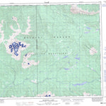 Natural Resources Canada Mcdonell Lake, BC (093L13 CanMatrix) digital map