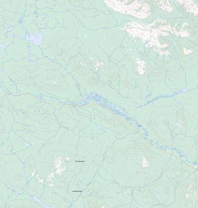 Natural Resources Canada Mcevoy Creek, YT (105G09 Toporama) digital map